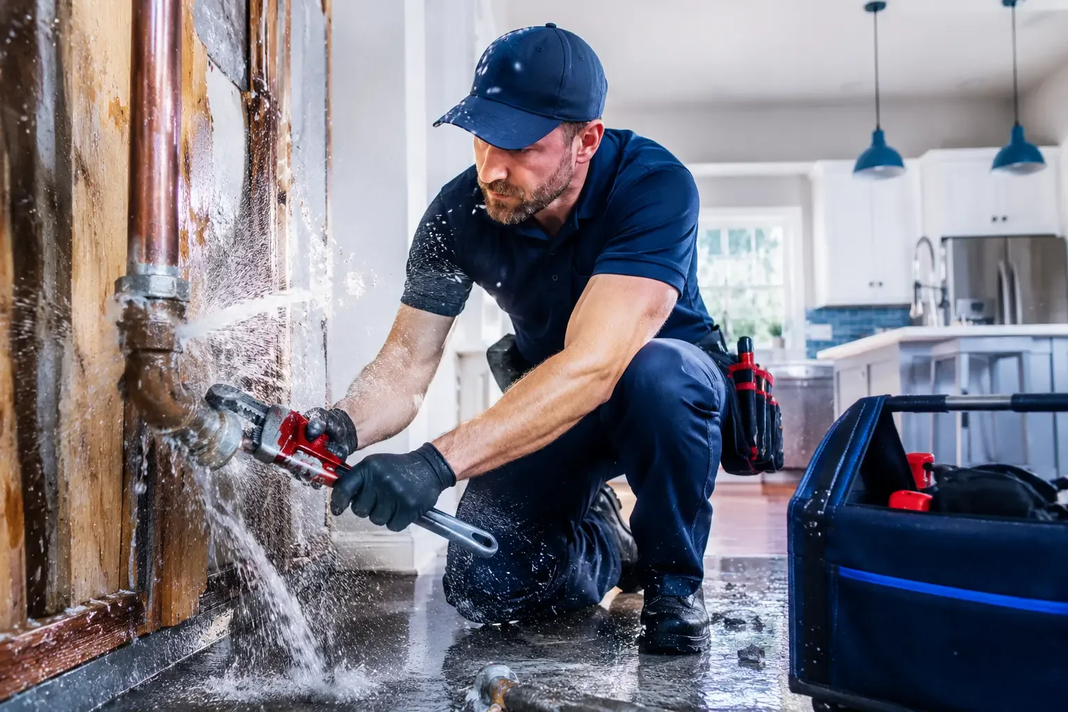 Local emergency pipe repair professionals in New Lothrop, MI